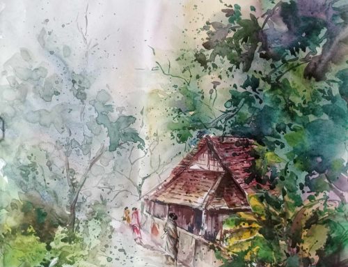 Only the best of these 5 watercolor paintings are for sale